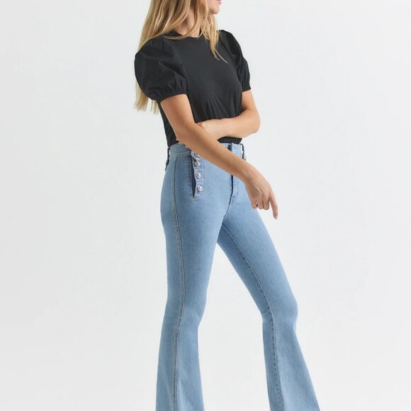 Derek Lam 10 Crosby Robertson Flare Denim Sailor Jeans Wm Size 27 NWT LAST PAIR - Picture 11 of 11